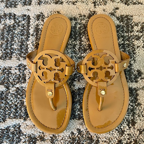Tory Burch Miller Patent Leather Sandals - Picture 5 of 10